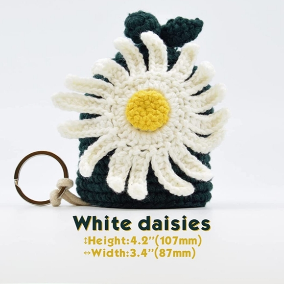 Hand Crocheted Magic Key Fob Hidden Key Protector - Picture 3 of 6